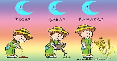 üç aylar recep şaban ramazan