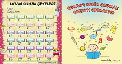 Kuran Sevgisi Çalışma Sayfaları, Kur'an Sevgisi Çalışma Sayfaları ön resim