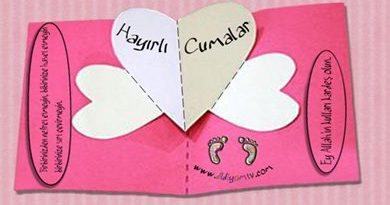 cuma kartı okul öncesi