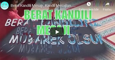 Berat Kandili Mesajı - Kandil Mesajları