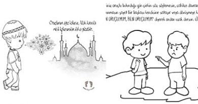oruç boyama sayfaları