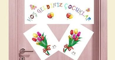 Sınıf Kapı Süsü