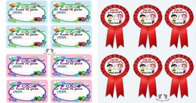 Yaka Kartı ve İsimlikler kuran kursu, okul öncesi birinci sınıf ilk günüm yaka kartı ve yaka isimliği