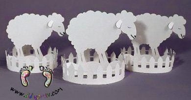 kurban etkinliği, 3d etkinlik, kes yapıştır boya, okul öncesi, KURAN KURSU, değerler eğitimi, koyun yapımı