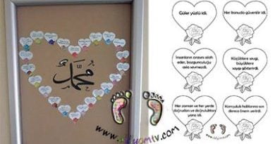 Mevlid Kandili Etkinliği, pano etkinliği