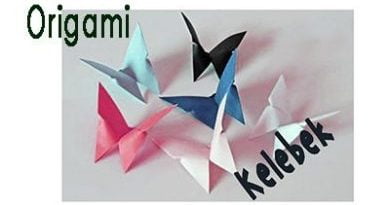 Origami Kelebek Yapımı – Origami Kelebek