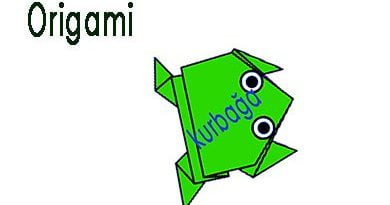 Origami Kurbağa Yapımı – Origami Kurbağa ÇOCUKLARA ORİGAMİ