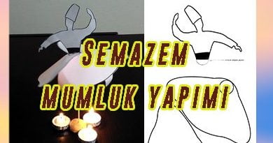 Semazen Mumluk Yapımı, ısı ile dönen semazen, semazen kalıp