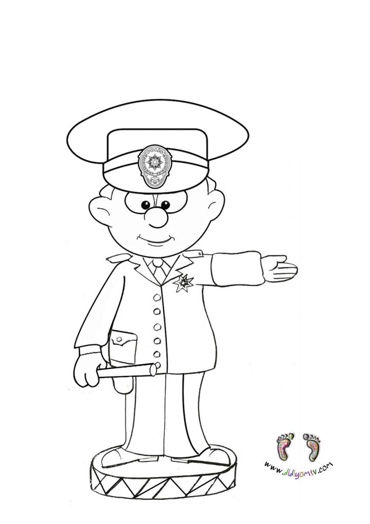polis boyama