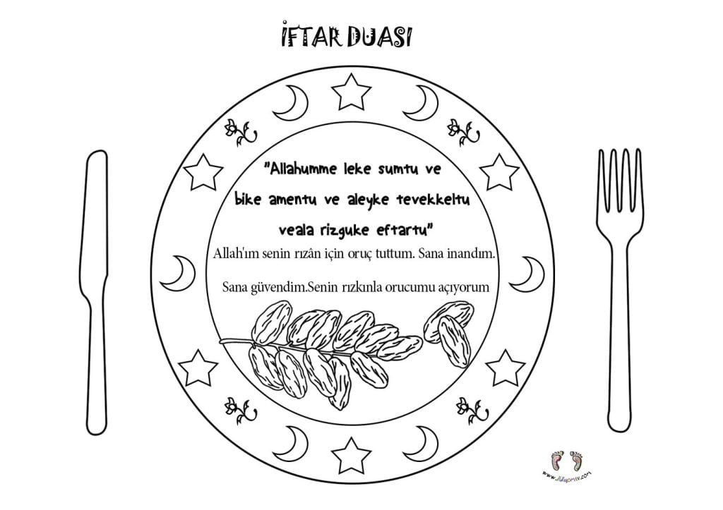 iftar duası, iftar duası okunuşu ve anlamı, iftar duası Türkçe-Arapça