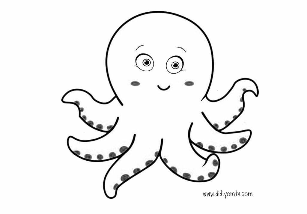 ahtapot-boyama-sayfası-octopus-painting-pages-7
