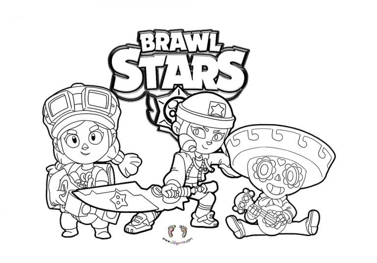 Brawl Stars Karakterleri Boyama - Brawl Stars Boyama 2