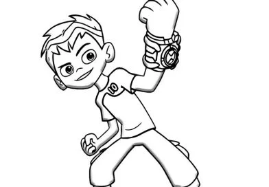 Benten boyama resmi – ben ten coloring pictures